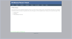 Desktop Screenshot of html5.byteblocks.com